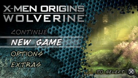X-Men Origins : Wolverine — Title screen