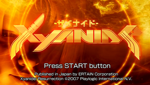 Xyanide : Resurrection — Title screen