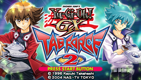 Yu-Gi-Oh! Duel Monsters GX : Tag Force 2 — Title screen