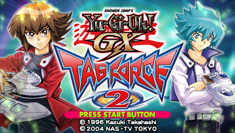 Yu-Gi-Oh! GX : Tag Force 2 — Title screen