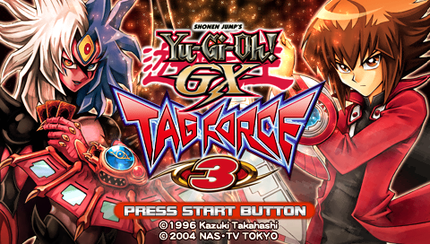 Yu-Gi-Oh! GX : Tag Force 3 — Title screen
