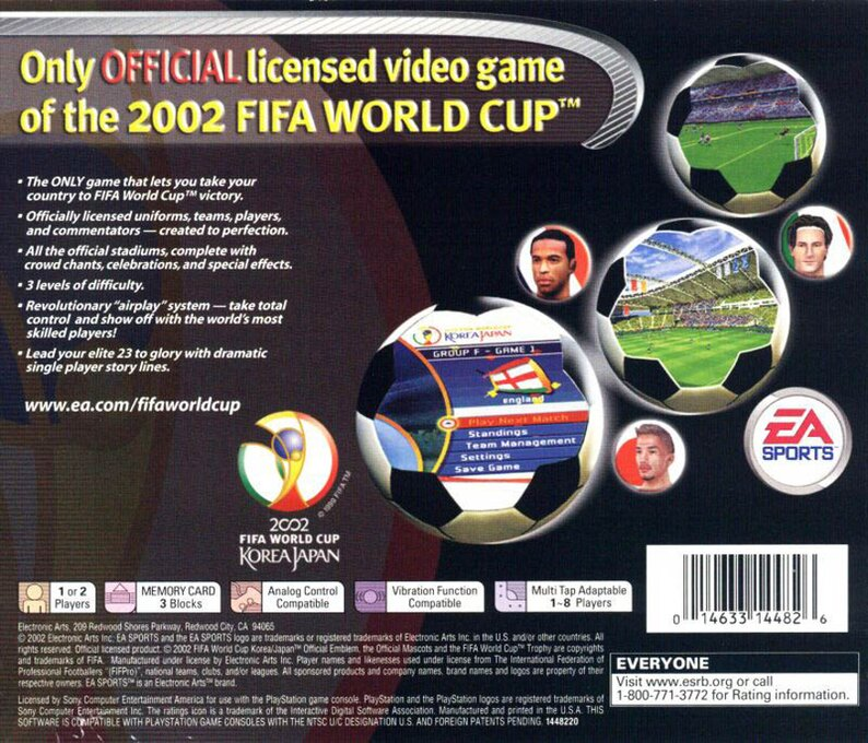 2002 FIFA World Cup — Box back