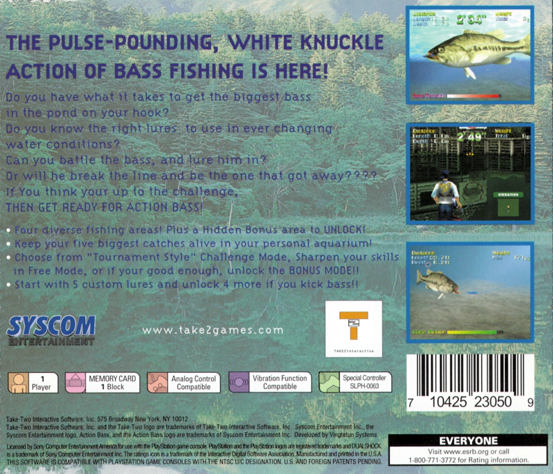 Action Bass — Box back