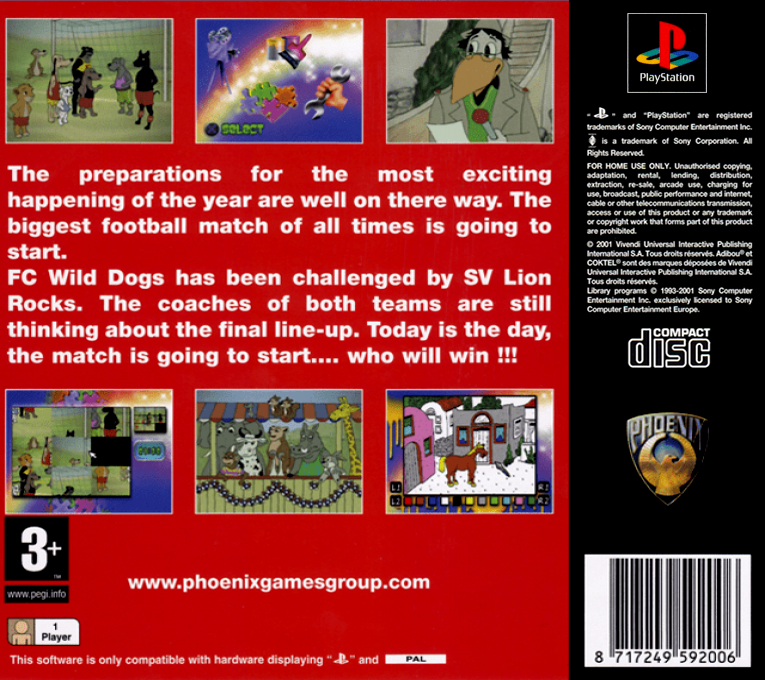 Animal Football — Box back
