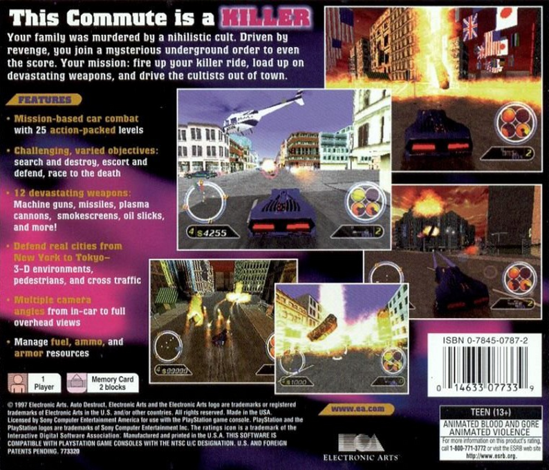 Auto Destruct — Box back