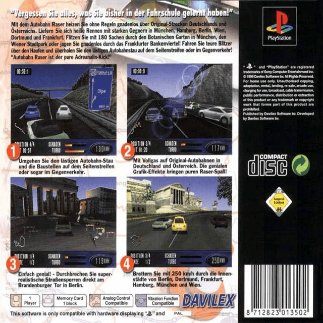 Autobahn Raser 2 — Box back