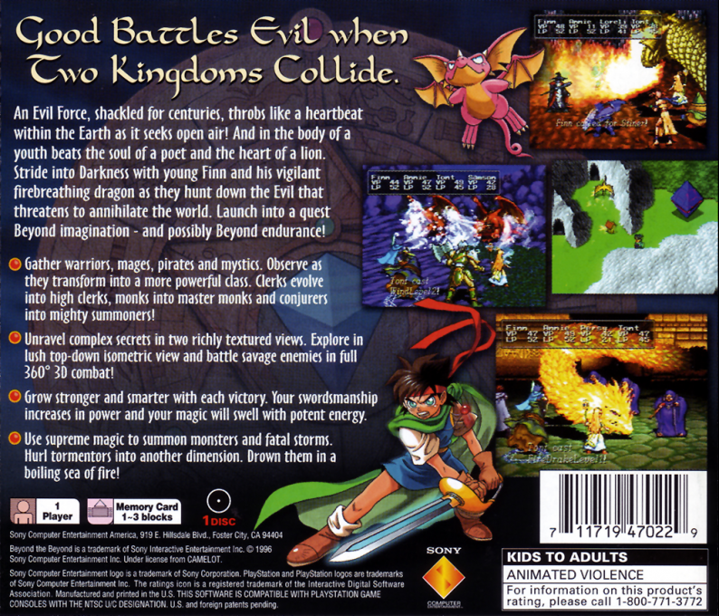 Beyond the Beyond — Box back