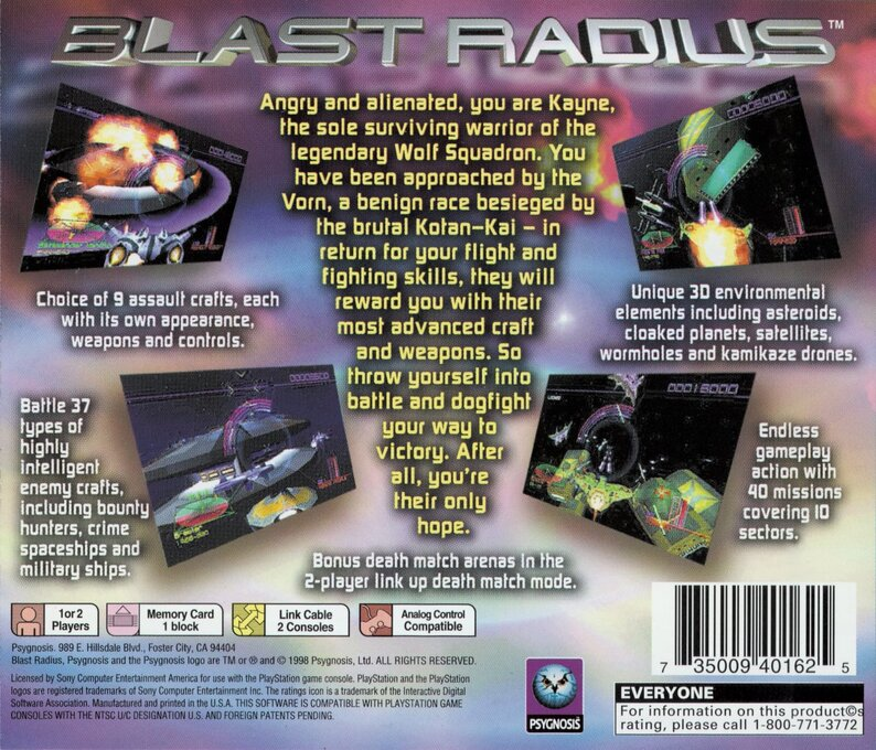 Blast Radius — Box back