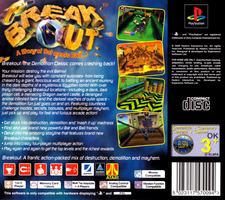 Breakout — Box back
