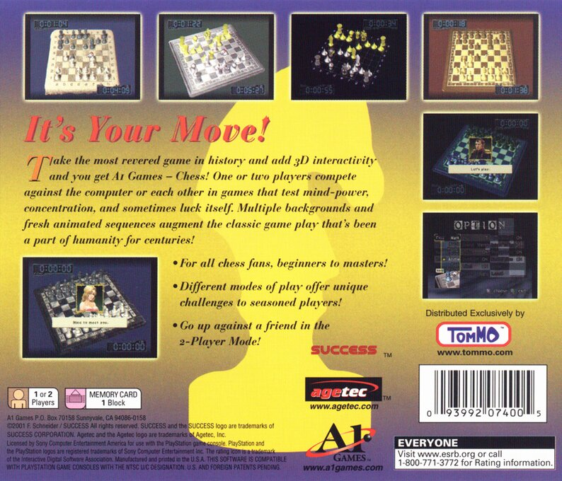 Chess — Box back