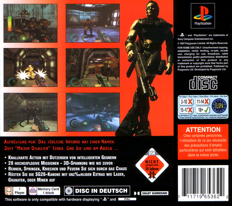 Codename : Tenka — Box back
