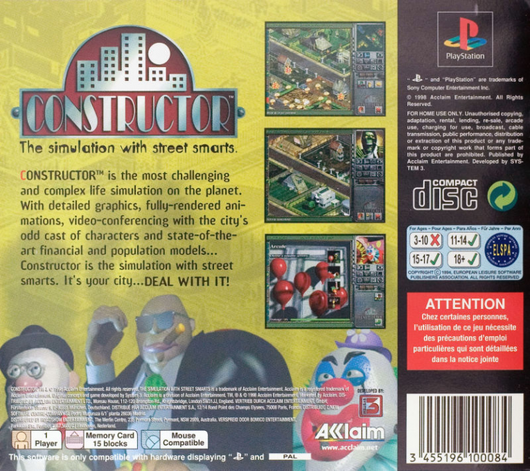 Constructor — Box back