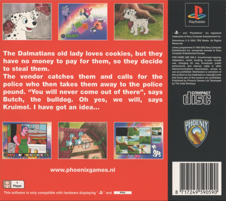Dalmatians 2 — Box back