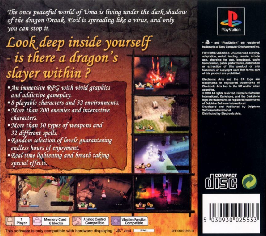 Darkstone : Evil Reigns — Box back