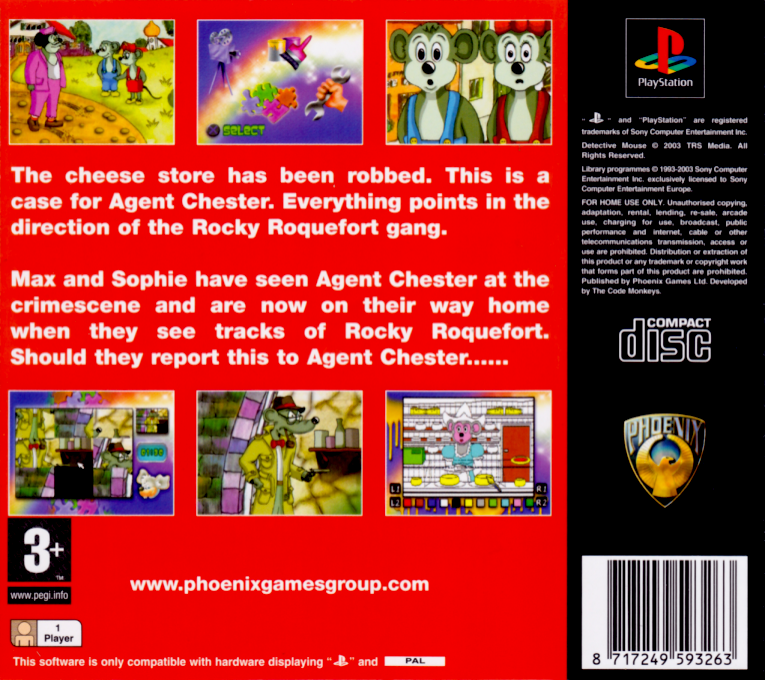 Detective Mouse — Box back