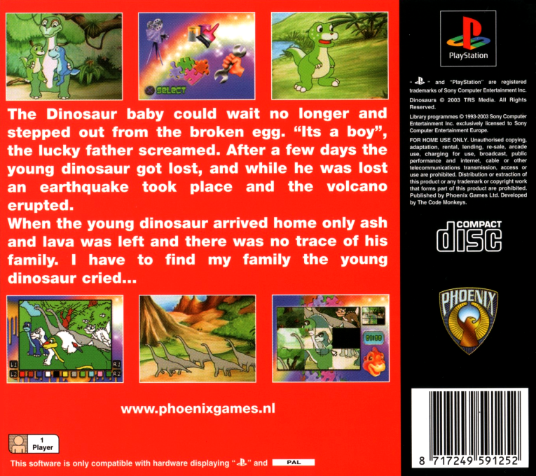 Dinosaurs — Box back