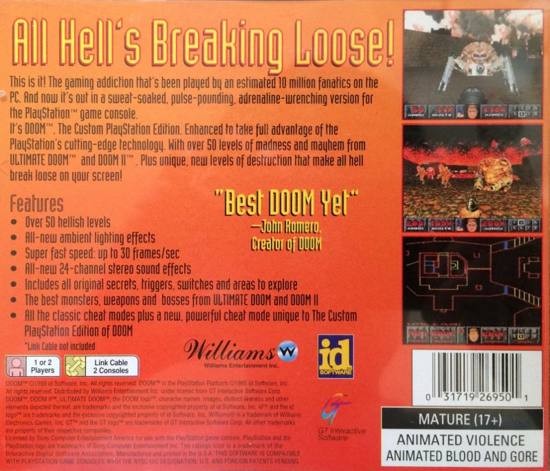 Doom — Box back
