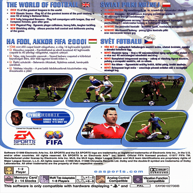 FIFA 2000 — Box back