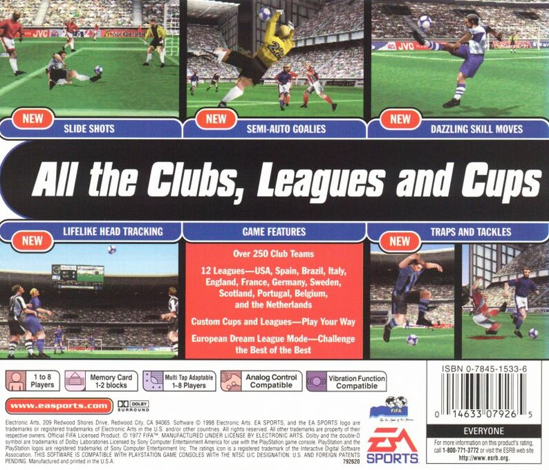 FIFA 99 — Box back