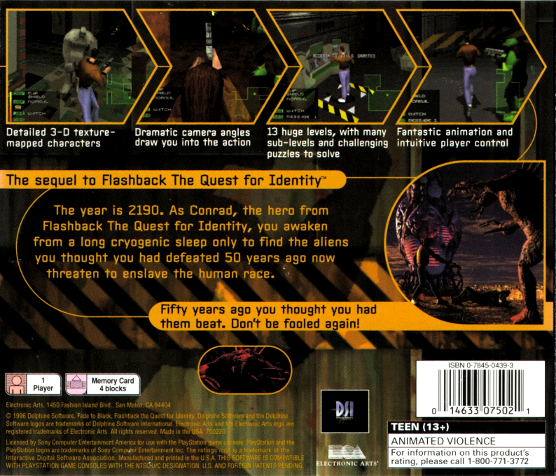 Fade to Black — Box back