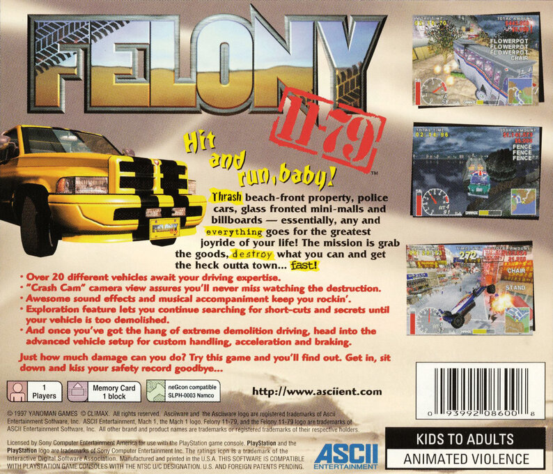 Felony 11-79 — Box back