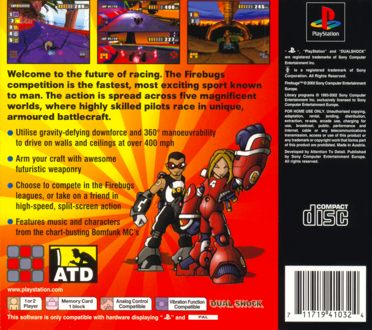 Firebugs — Box back