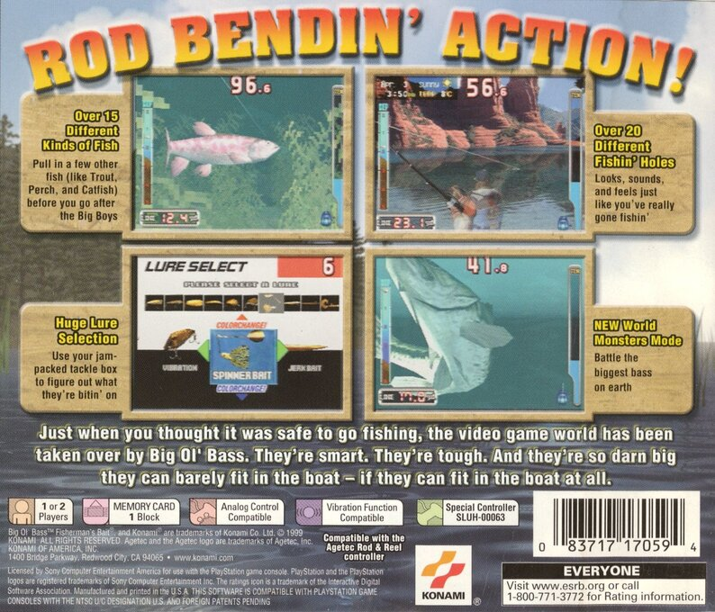 Fisherman's Bait 2 : Big Ol' Bass — Box back