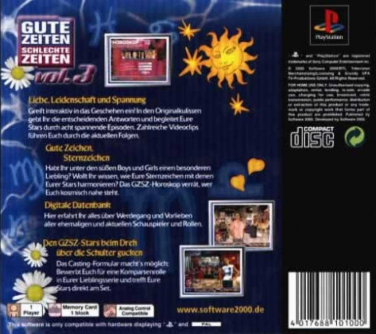 Gute Zeiten Schlechte Zeiten Vol. 3 — Box back