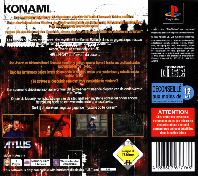 Hellnight — Box back