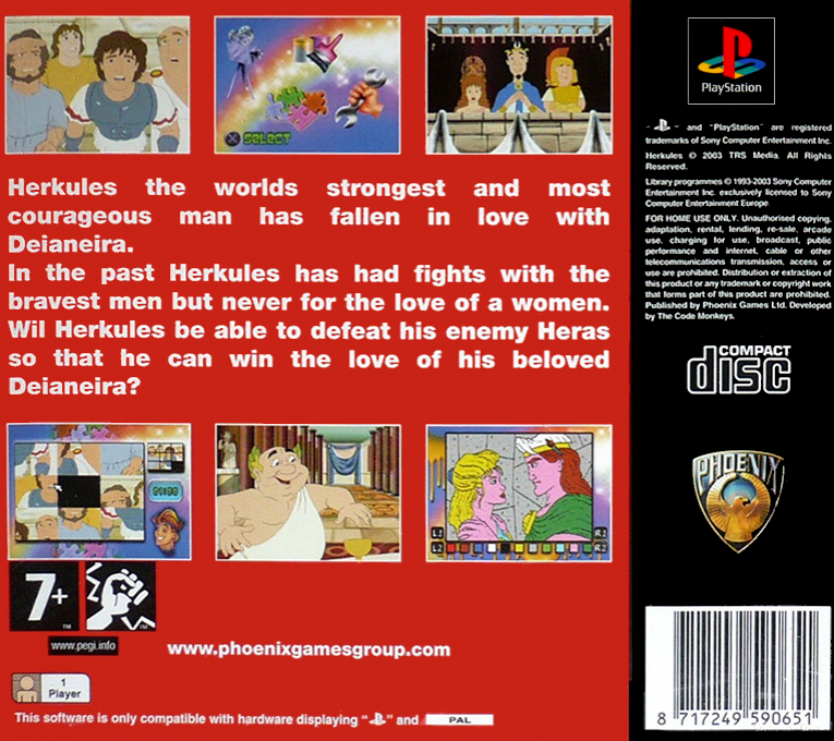 Herkules — Box back