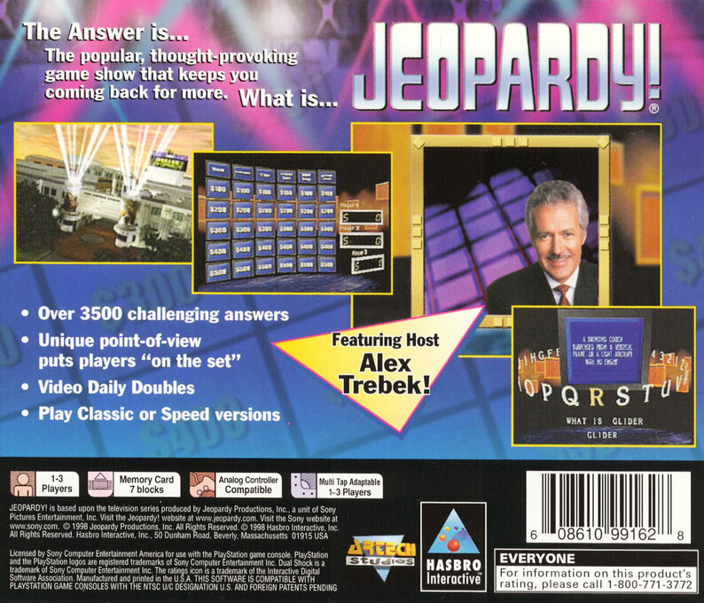Jeopardy! — Box back