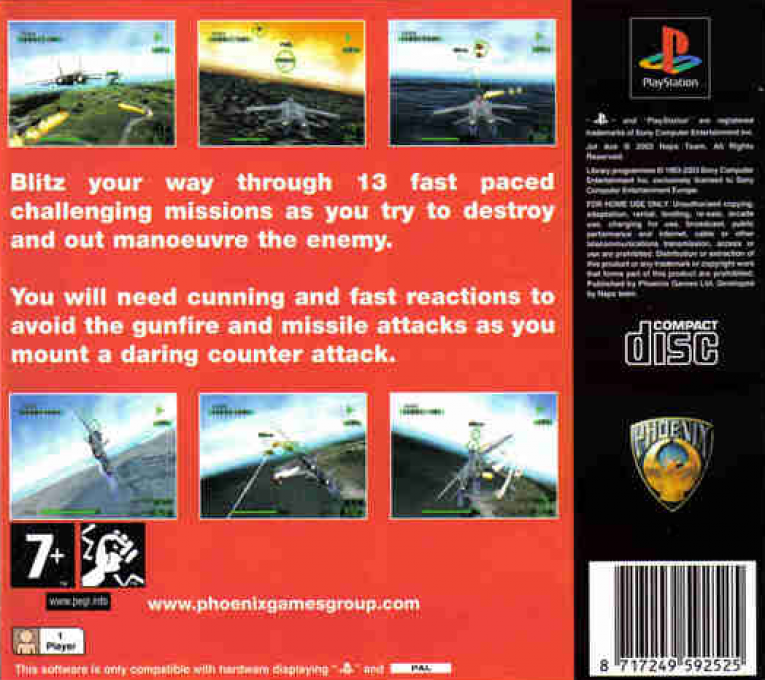 Jet Ace — Box back