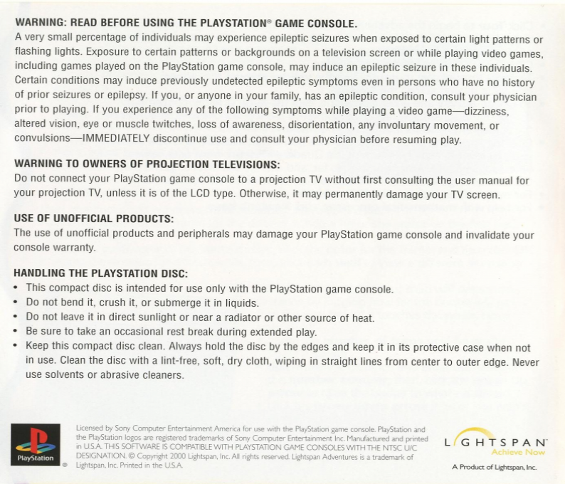 Lightspan : The Quaddle Family Mysteries 2 - The case of the Scarce Scarab - Garden — Box back