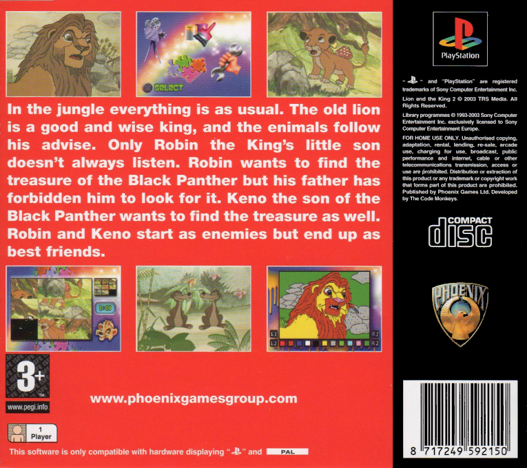 Lion and the King 2 — Box back