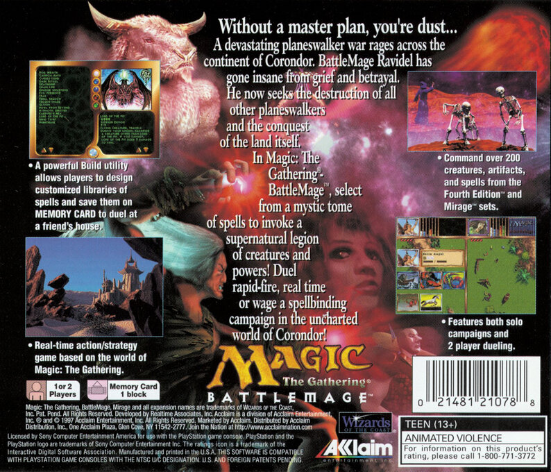 Magic : The Gathering, BattleMage — Box back
