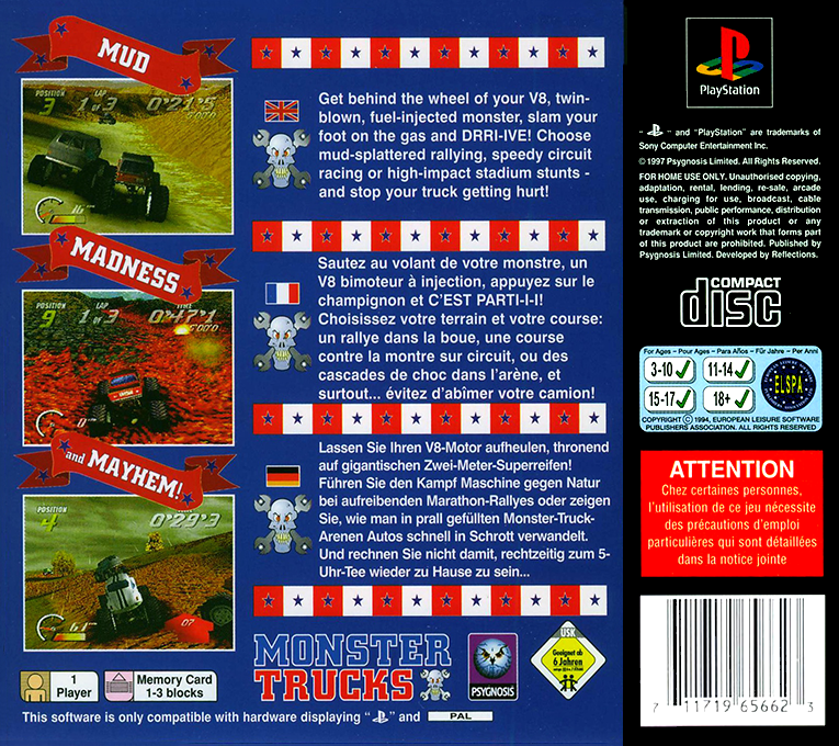 Monster Trucks — Box back