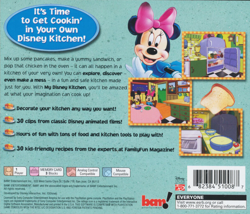 My Disney Kitchen — Box back