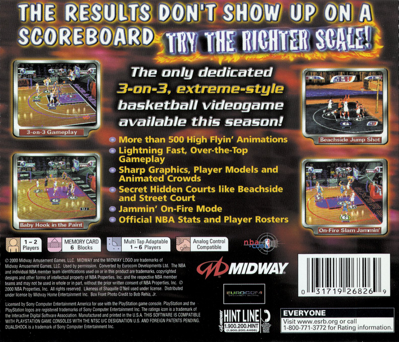 NBA Hoopz — Box back
