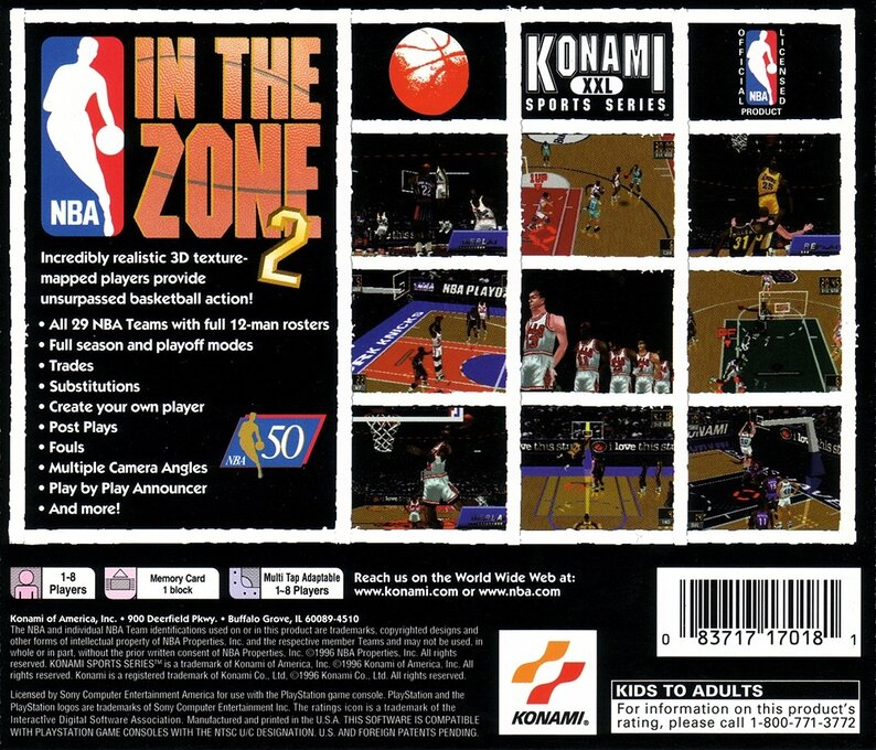 NBA in the Zone 2 — Box back