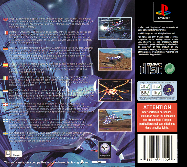 Novastorm — Box back