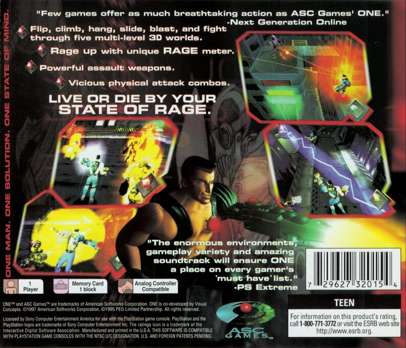 One — Box back