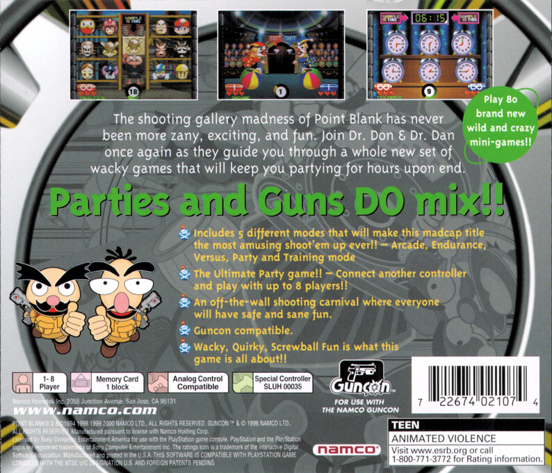 Point Blank 3 — Box back