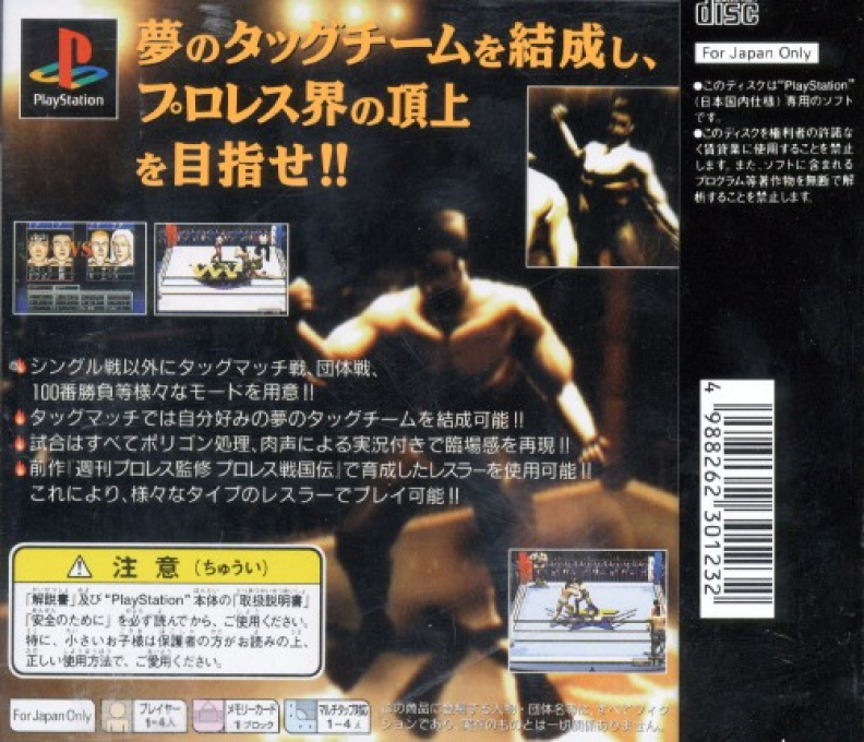 Pro Wres Sengokuden : Hyper Tag Match — Box back