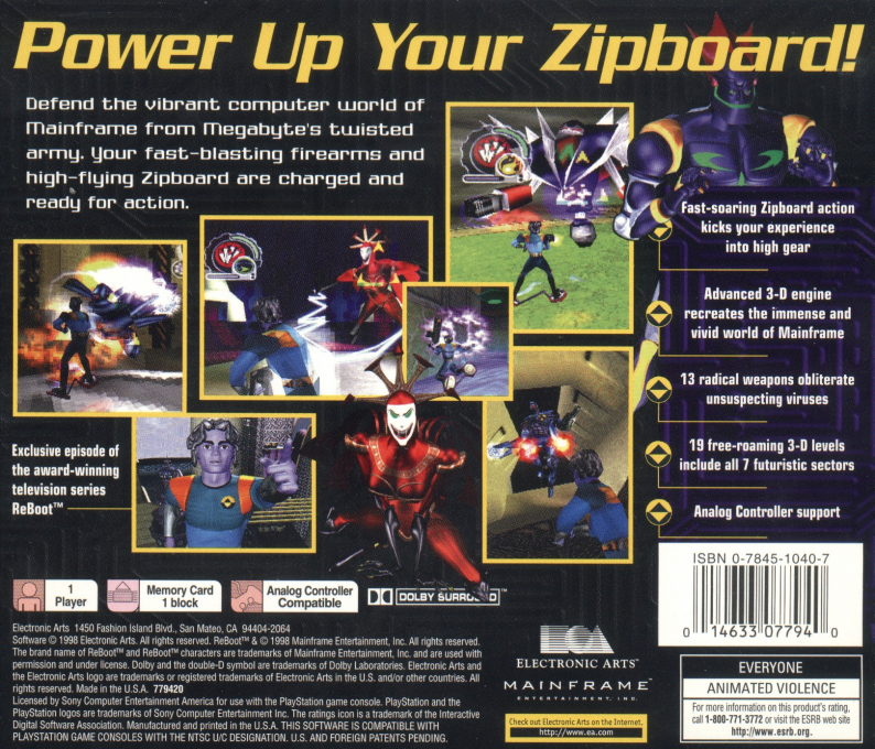ReBoot — Box back
