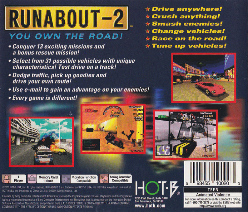 Runabout 2 — Box back
