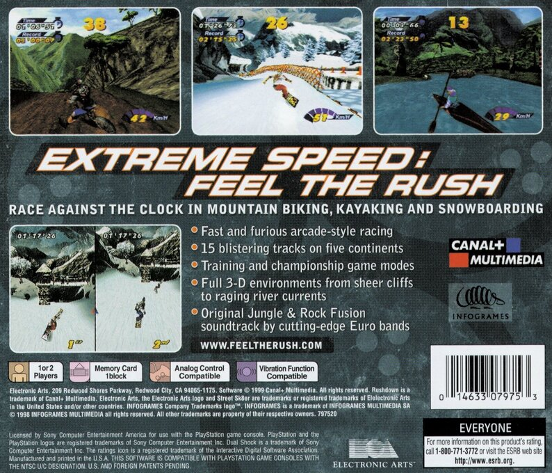 Rushdown — Box back