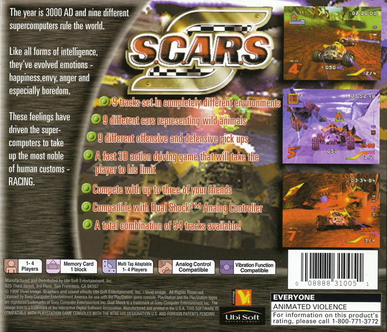 S.C.A.R.S. — Box back