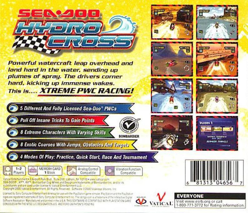 Sea-Doo Hydro Cross — Box back