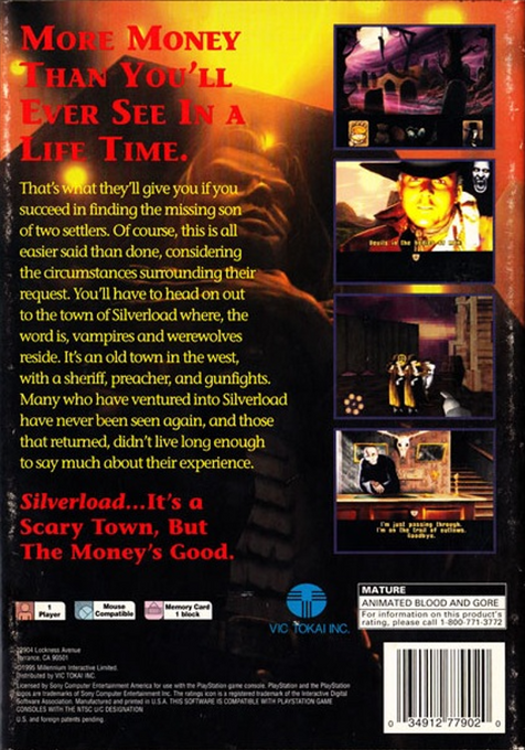 Silverload — Box back