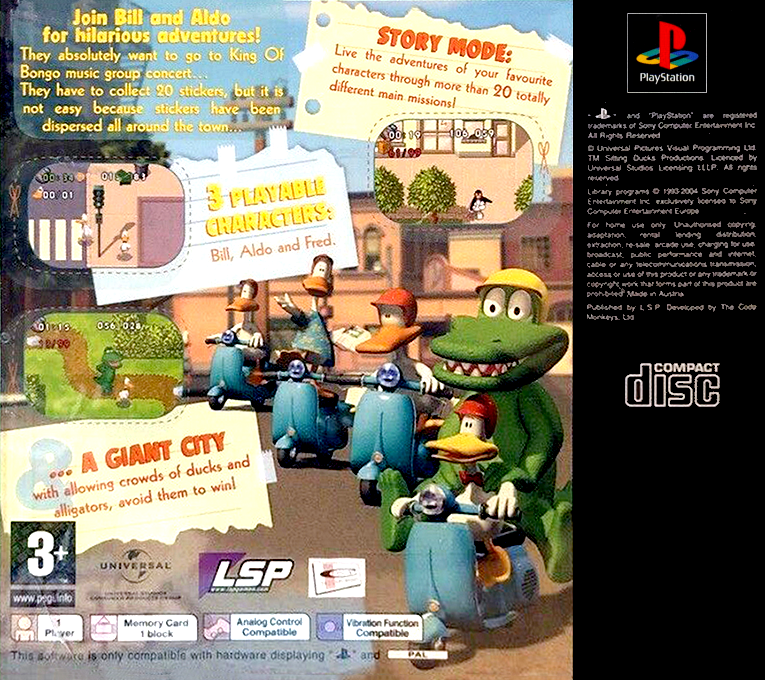 Sitting Ducks — Box back